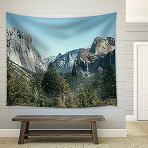 Nature Landscape with Cliffs - Fabric Wall Tapestry Home Decor - 51x60 inches