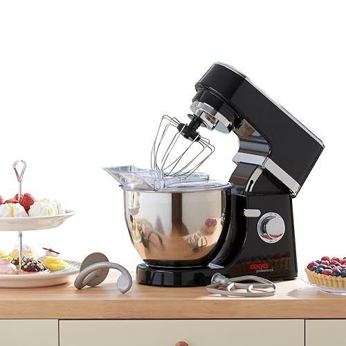 Electric Stand Mixer Food Processor, 5 Litre Mixing Bowl with Splatter