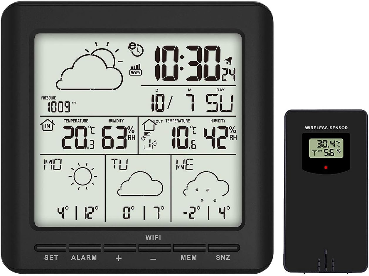 wetterstation mit au�ensensor und app