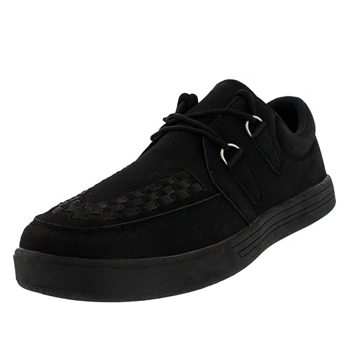 Womens ladies flat platform wedge lace up goth punk creepers shoes boots size Amazon.co.uk