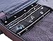 Misslo 44 Pockets Oxford Hanging Jewelry Organizer with Zipper Hanger, Black