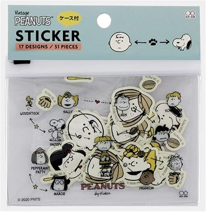 サンスター文具 スヌーピー フレークシール ケース付 相関図シリーズ フレンズ S 文房具 オフィス用品 文房具 オフィス用品 Amazon