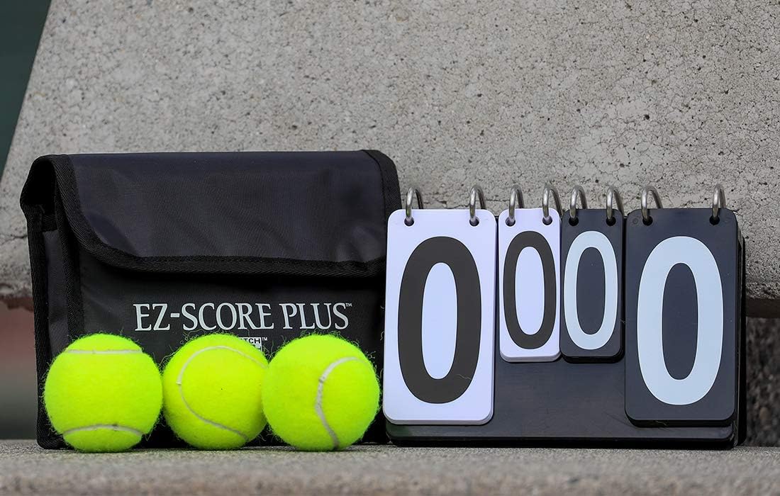 Match Tuff Ez-Score Plus Portable Tennis Score Keeper (0-7) | EZ-Flip | Outdoor/Indoor : Sports & Outdoors