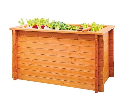 Dehner Hochbeet Inn, ca. 130 x 80 x 76 cm, Fichtenholz, natur Amazon