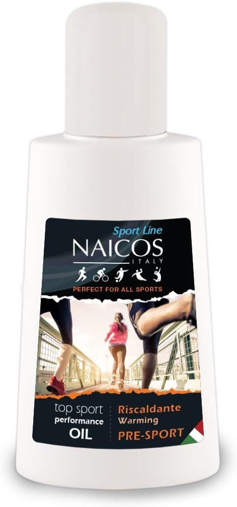 Naycos Italy Sport Heating oilProfessional Pre-Sport Pre-Race activating treatment200 ml Prodotto Made in Italy