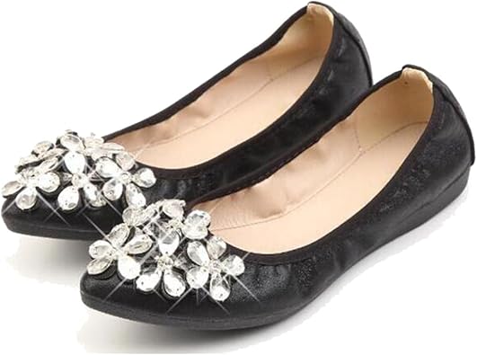 rhinestone shoes flats