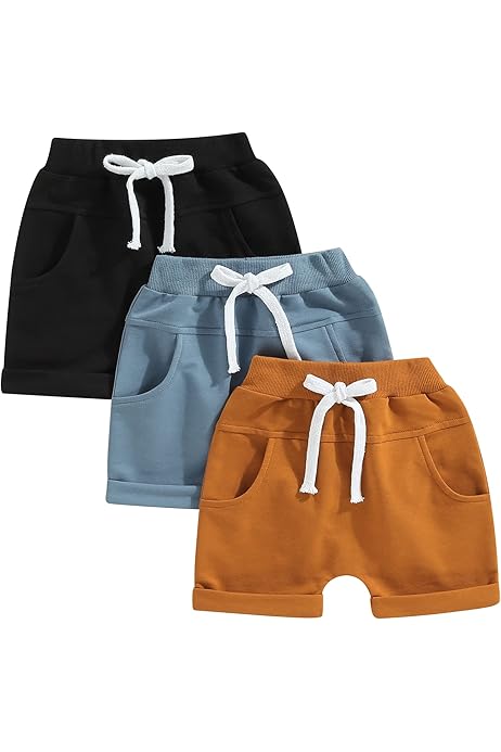 Short Deportivo Niño Resinta Paquete De Pantalones Cortos De
