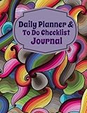 Image de 1: Daily Planner and To Do Checklist Journal (Daily Timeline Planner with To Do List-Achieve Your Goals) (Volume 1)