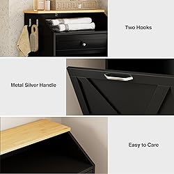 GAZHOME 13 Gallon Tilt Out Trash Cabinet, Upgrade