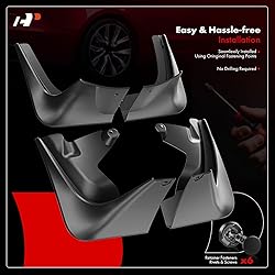 A-Premium Mud Flaps Splash Guards Compatible with