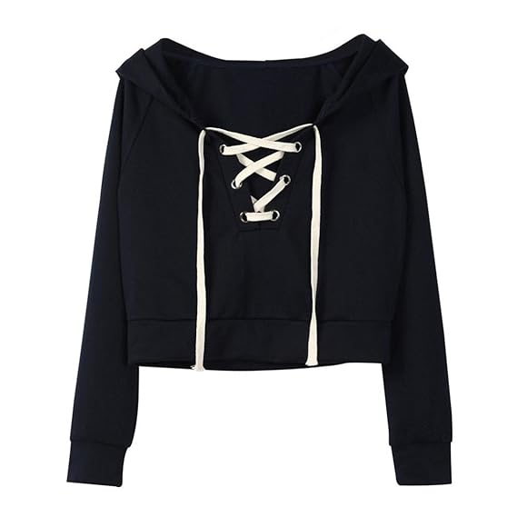 Moonuy Frauen mit Langen ärmel pflanzliche Hoodies heißes Frauen Herbst Kapuzenpulli solide Kreuz Sweatshirt stilvolle Kleidu