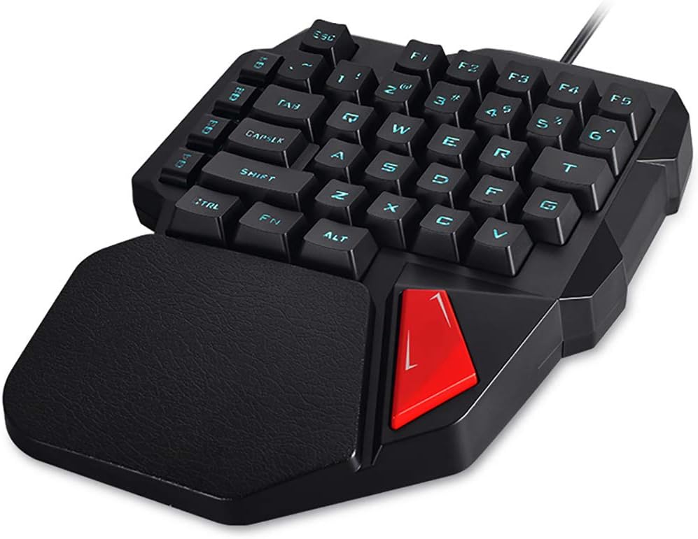 HL OneHanded Gaming Mechanical Keyboard Wired 38Key 3