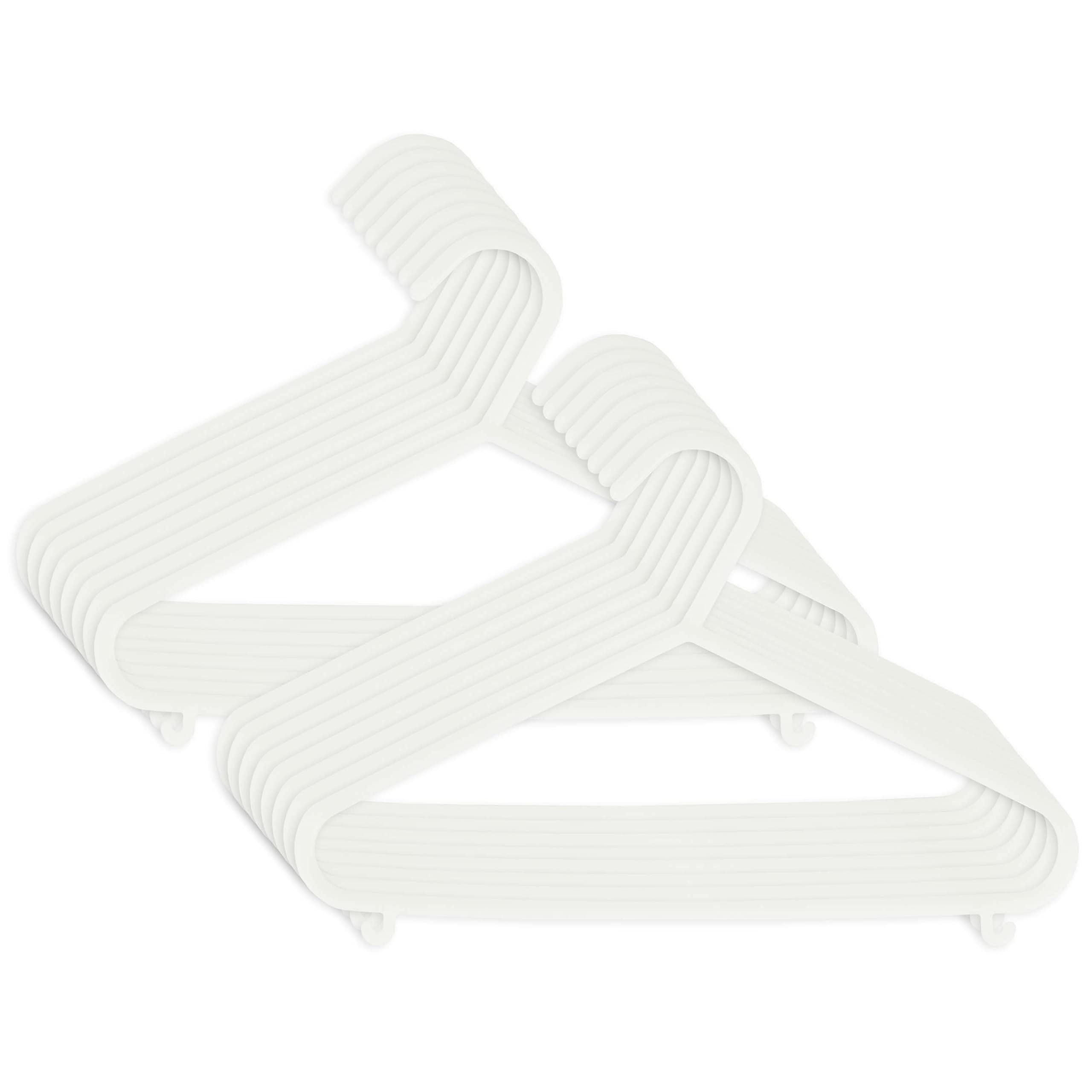 Bieco Children's Clothes Hangers White 16 Pack | Baby Clothes Hangers White | for Children | Kids | Children's