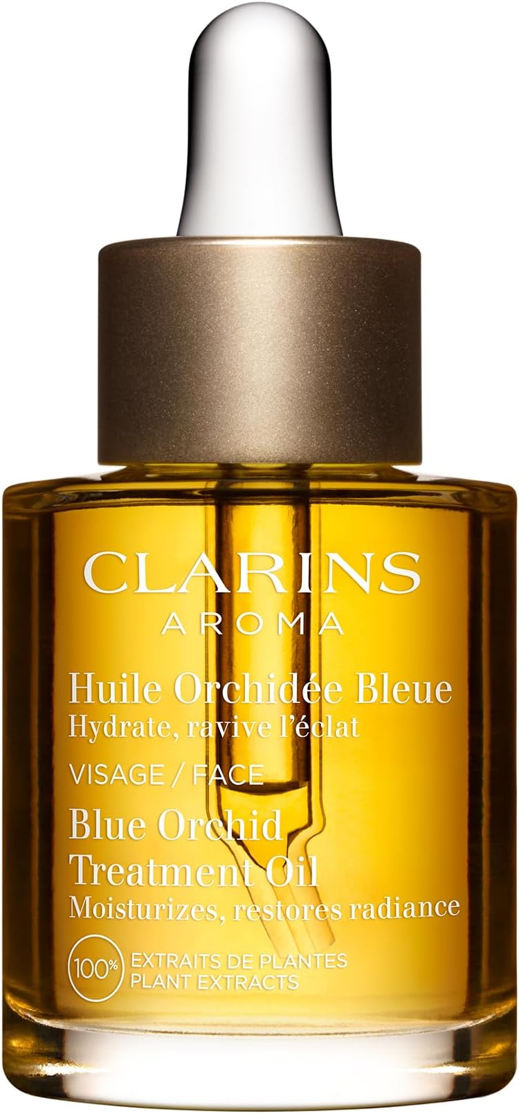 CLARINS Blue Orchid Face Treatment Oil 30ml - Revitalise Dehydrated Skin