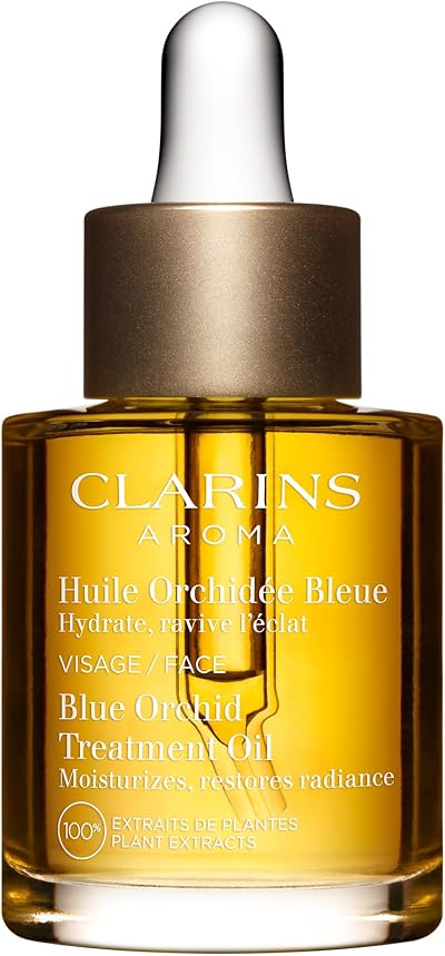 CLARINS Blue Orchid Face Treatment Oil 30ml - Revitalise Dehydrated Skin