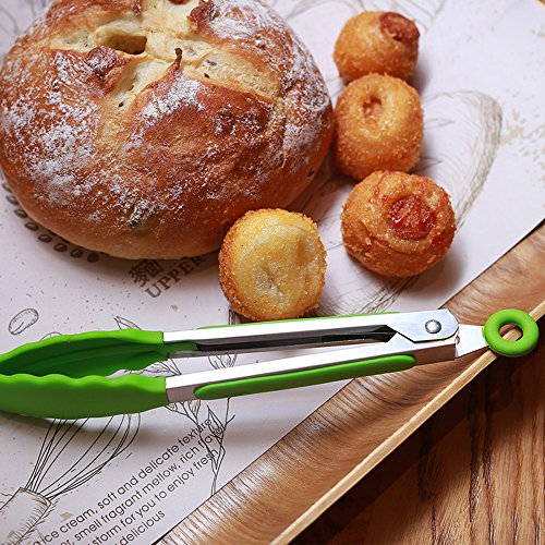 Silicone Kitchen Cooking Tongs - Thumbnail 4