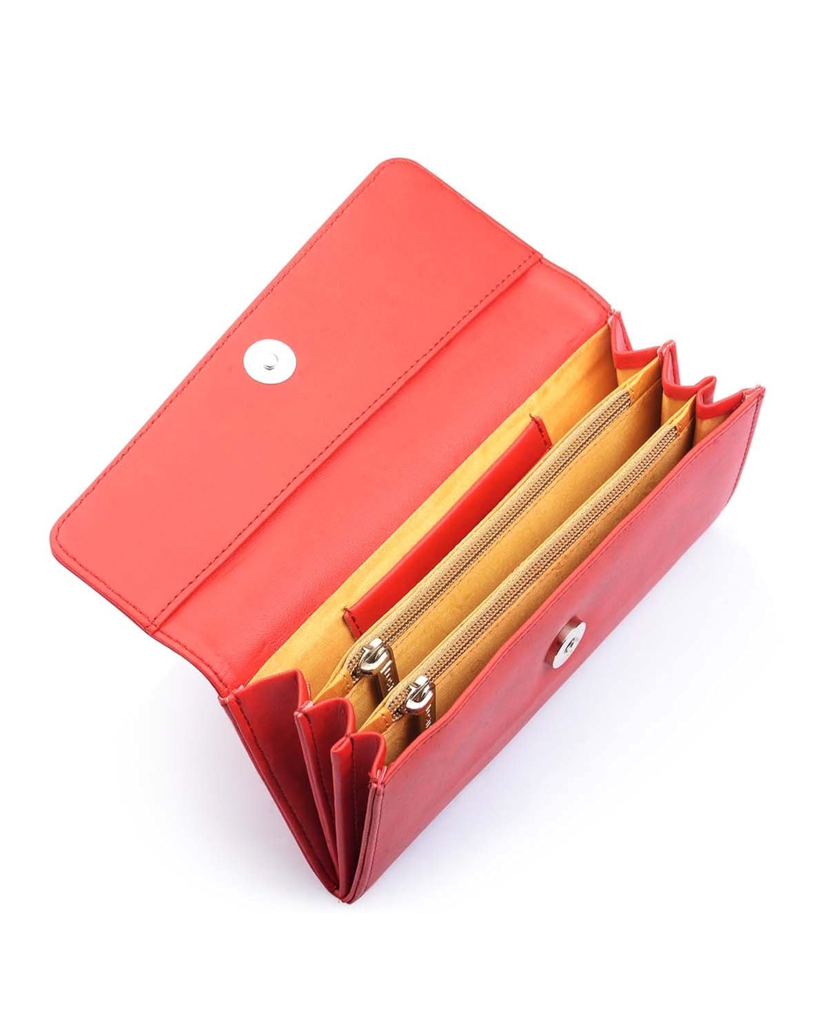 fostelo bow women's clutch (red) ()