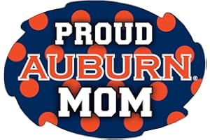 R AND R IMPORTS Auburn University Pround Mom Magnet Single Officially Licensed Collegiate Product