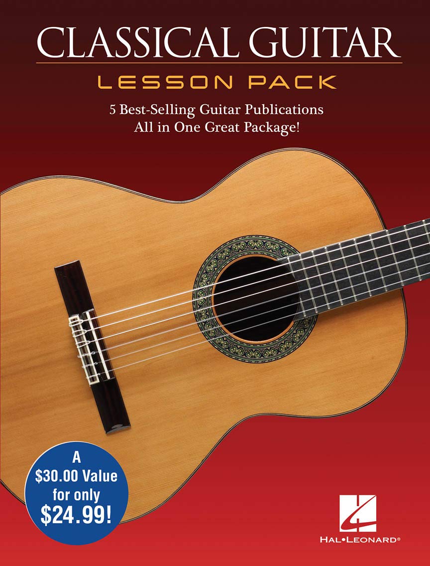 Classical Guitar Lesson Pack Boxed Set with Four Publications and One DVD in One Great Package