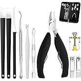 NOVANO Ingrown Toenail Removal Kit,Nail Treatment Foot Tool,Toenail Clippers for Seniors Thick Toenails,Professional Pedicure Tool,Large Toenail Clippers for Thick Nails 11Pcs