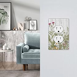 ShinyLuck Boho Wild Flowers 1 Gang Electrical
