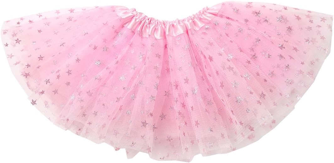 WGOODTECK Newborn Infant Baby Sequin Glitter Soft Tulle Tutu Skirt