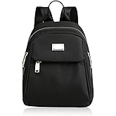 WisePoint Womens Small Backpack Purse, Oxford Cloth Tiny Backpack Small backpacks for Women, Mini Backpacks for Travel (black)