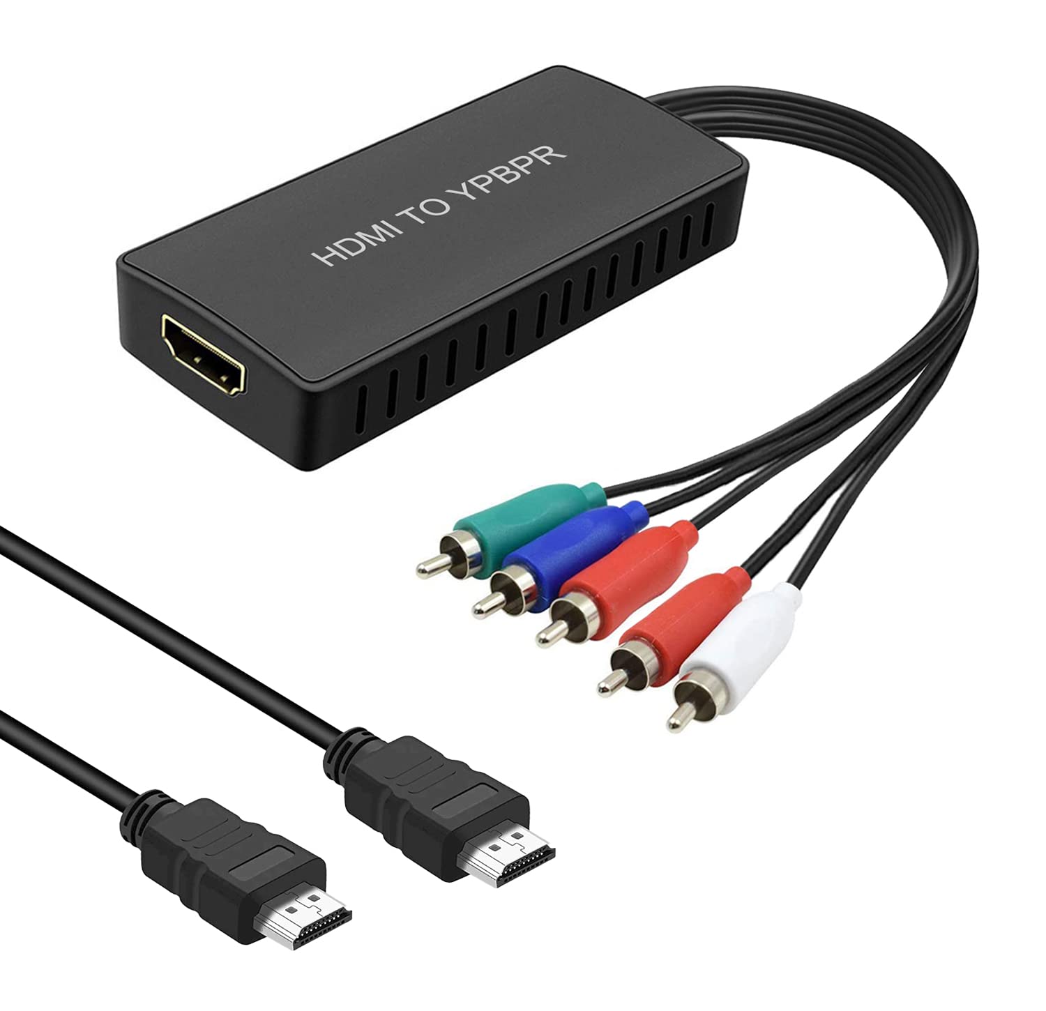 Photo 1 of RuiPuo HDMI to Component Converter HDMI to YPbPr Adapter Converter 1080P HDMI to RGB Converter for PC, Xbox, PS3, Roku, DVD Players