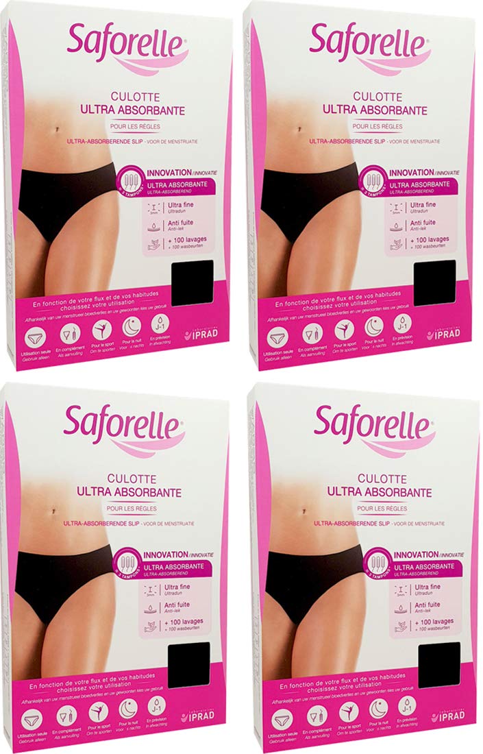 Saforelle Ultra Absorbent Briefs - M (38) Pack of 4