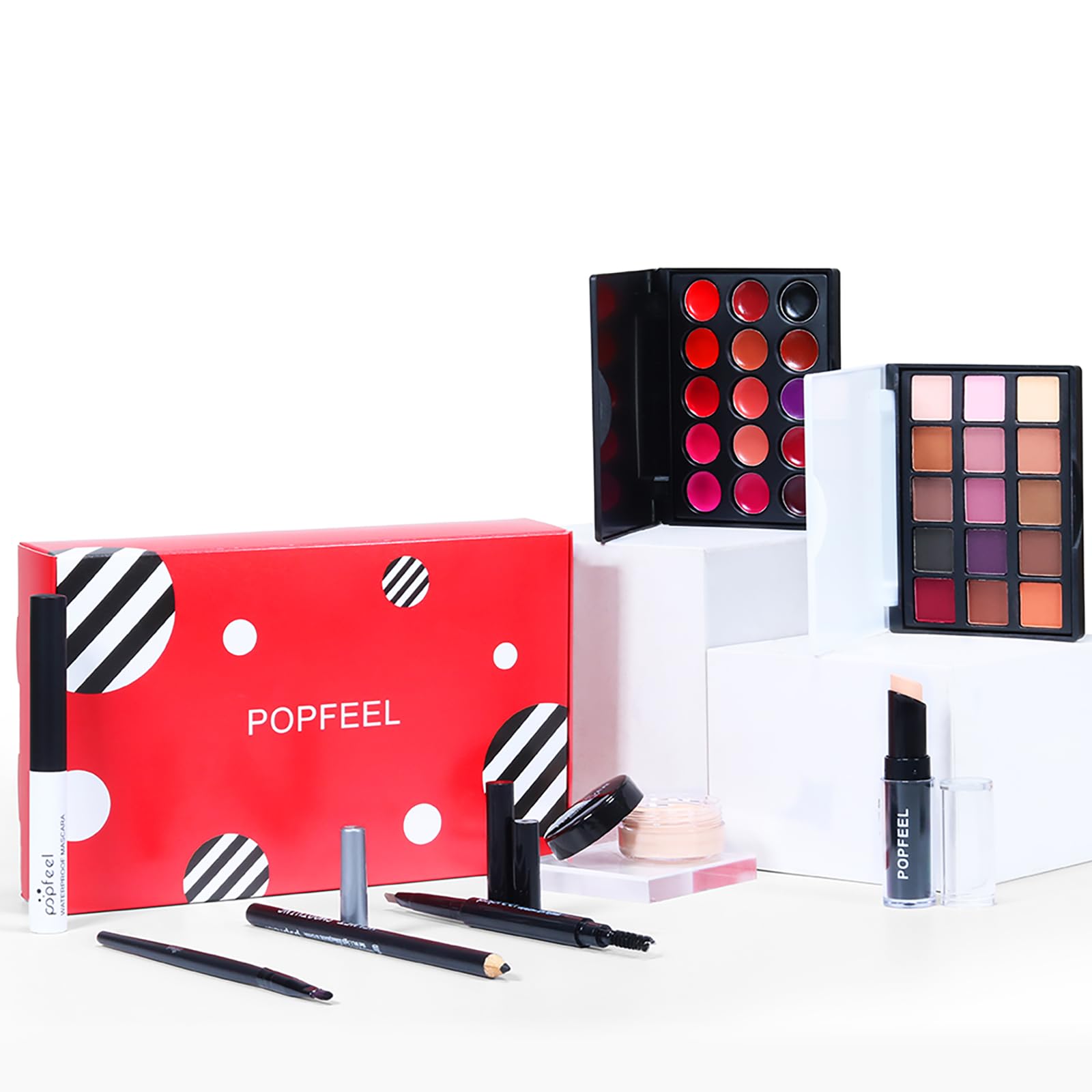 AMZTEMU Make up set for teenage girls, Makeup gift sets for women, All in one makeup palette for Teenage & Adults(8 PCS)