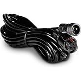 OPT7 1pc 12 ft Front Extension Wire, Compatible ONLY with Aura DreamColor RGB-IC LED Chasing Light Kits, 3-Pin Waterproof Connector, 22 AWG