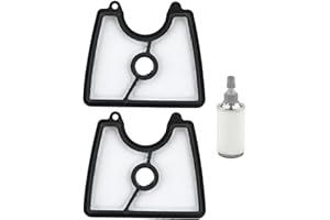 Powtol 125B Air Filter for Husqvarna 125B 125BVX 125BX Leaf Blower Craftsman 358794810 358794811 Jonsered B2126 BV2126 Redmax HB280 HB281 Blower Replace 545112101 With 125B Blower Fuel Filter