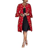 RealWax African Women Coat Ankara Print Long Jacket Tops Wax Dashiki Clothes