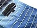 Nonwe Men's Beachwear Quick Dry Holiday Drawstring Striped Swim Trunks Blue 36