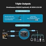 Zowietek 4K NDI HX3 POV Camera PoE HDMI SDI RTSP RTMP SRT Webcam YouTube Live view 6