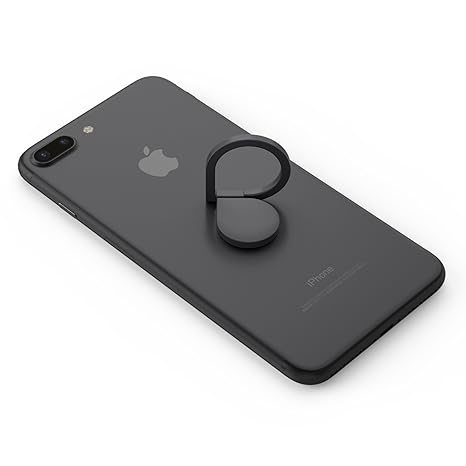 Kronya® | 360° drehbarer Smartphone Fingerhalter | Case Finger Griff Halter Halterung Handy Hülle Ring Ringhalter Ständer Tab