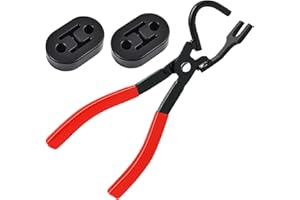 CAROTUPY 3Pcs Exhaust Hanger Removal Tool and Exhaust Hanger Rubber for Exhaust Hanger Brackets Muffler Hanger Removal