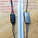 Flexible Led Light Strip 2 Pcs 24 Inch Dual Color LED Headlight Surface Strip Tube Light White & Amber Daytime Running Light Waterproof Switchback Sequential Lamp Turn Signal Light