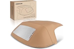 A-Premium Tan Convertible Soft Top Compatible with Mazda Miata 1990 1991 1992 1993 1994 1995 1996 1997 1999 2000 2001 2002 20