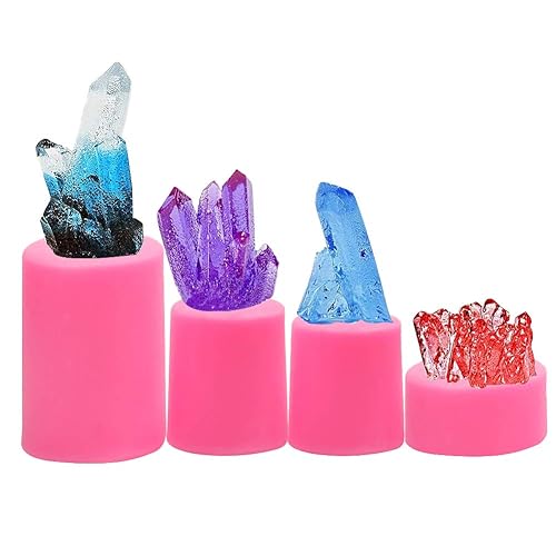 SAKOLLA Natural Crystal Quartz Silicone Molds,Cake Decorating