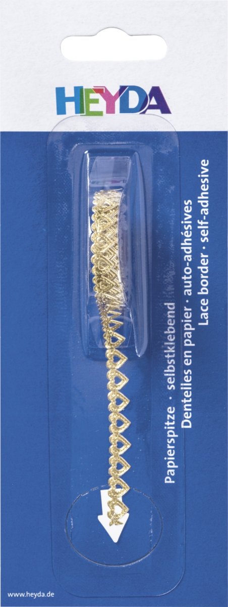 Baier Schneider Siegelband &Papierspitze Hearts Maximum Tape Size (L x W): 2 M x 8 MM Gold
