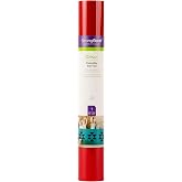 Cricut Everyday Iron On, Red (12ft x 2ft) | HTV Vinyl for T-Shirts - StrongBond Guarantee - Use with Cricut Explore Air 2/Mak