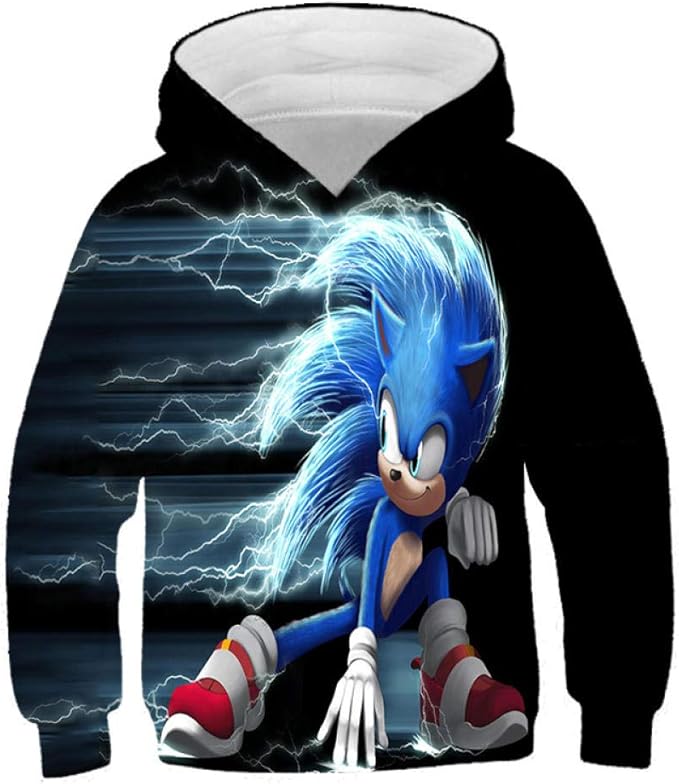 Belovecol Felpa Con Cappuccio 3D Per Ragazzi E Ragazze - Stampa Galaxy E Animali, Taglie 6-16 Anni - Foto 10