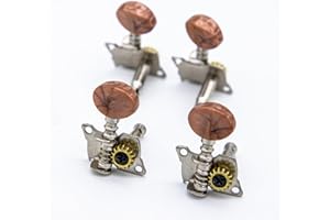 Tutuxio Ukulele Tuning Pegs Machines Tuners 2L2R Pack of 4