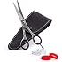 Tecto Premium Haarschere – Extra Scharfe Friseurschere Inkl. Etui Für Präzise Haarschnitte
