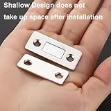 luoshaPUCY 2 Pcs Magnetic Cabinet Door Latches Self Adhesive Stainless Steel view 5