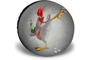 Spare Tire Cover Funny Chicken Wheel Protectors Weatherproof Wheel Covers Universal Fit for Rv SUV Truck Camper Travel Traile