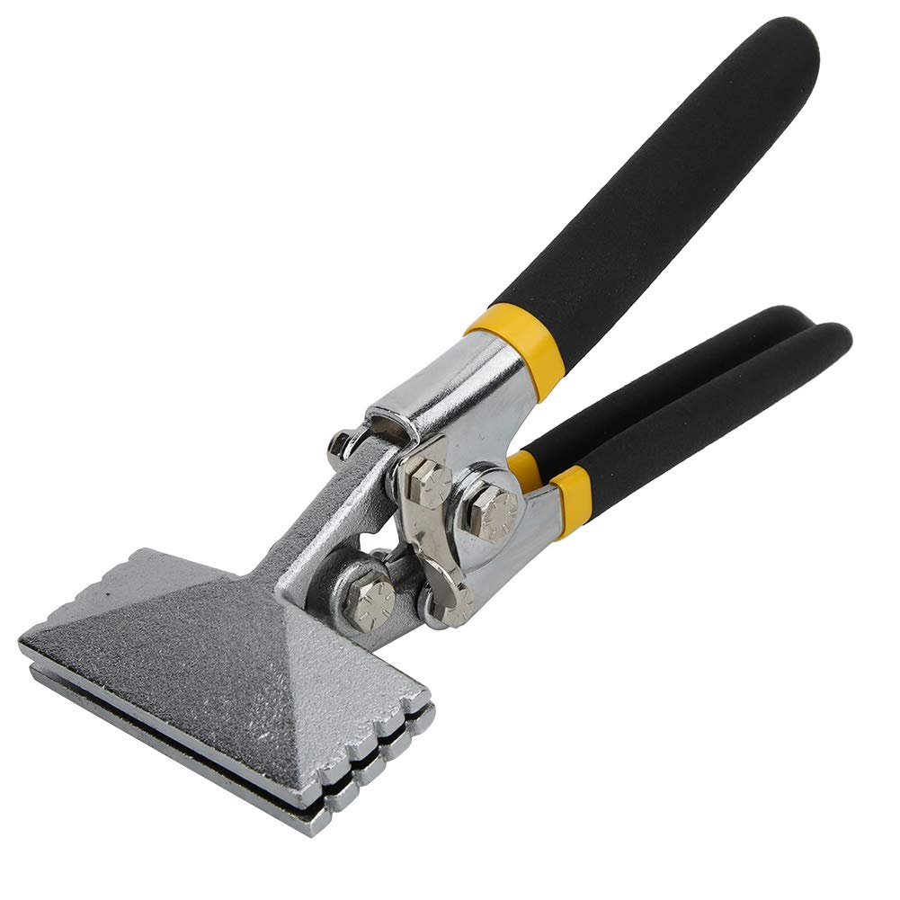 Bending Pliers, Sheet Metal Bender Tool, 45# Steel, Manual Hand Seamer, 80mm Width, Straight and Curved, for Flattening and Straightening