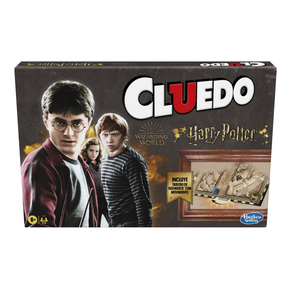 Hasbro Gaming F1240105 Cluedo Board Game-Wizarding World Harry Potter Edition, Multicolor, único
