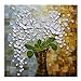 Asdam Art - 100% Hand-painted 3D Paintings Beauty of Life Modern Wall Art For Dinning Living Room Bedroom Flower Artwork Abstract Pictures Floral Oil Painting on Canvas(24X24inch)